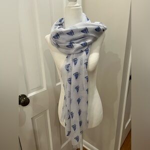 Printed Village Sailboat Scarf